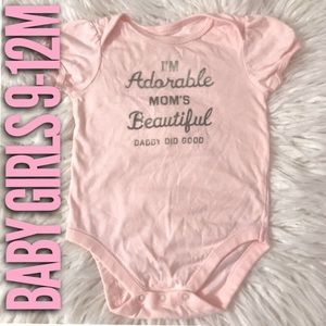 BABY GIRLS 9-12M I’m Adorable, Moms Cute Bodysuit